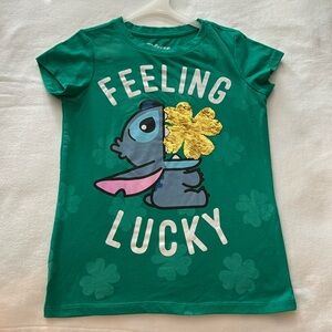 Disney Feeling Lucky 🍀 Stitch T shirt